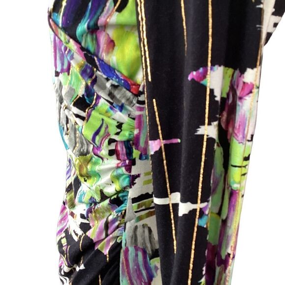 Vintage Cartise medium cross front pullover top. 0623 - Picture 7 of 10